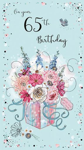 Picture of HAPPY 65TH BIRTHDAY CARD